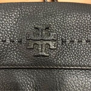 Tory Burch Black Leather Shoulder/Crossbody Bag